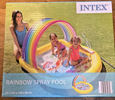  Intex Kids Rainbow Spray Pool