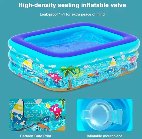 Inflatable kids swimming pool - inflatable,