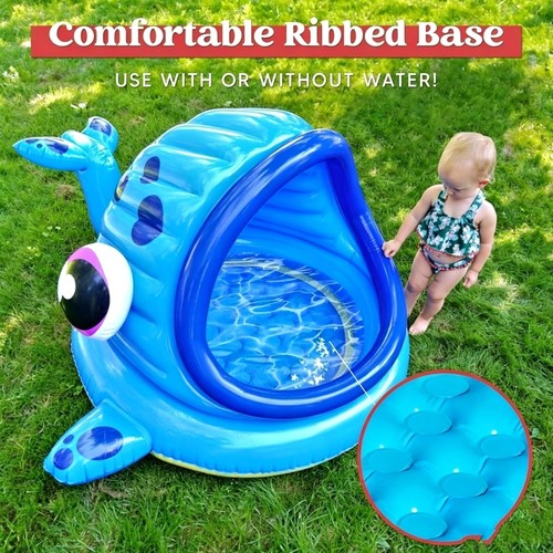 Cartoon snail whale inflatable - cartoon,