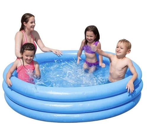 Kids blue inflatable paddling - blue,
