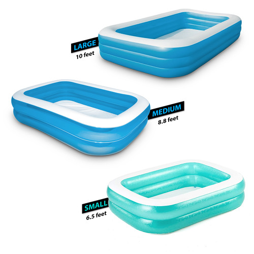 450l inflatable paddling pool - inflatable,