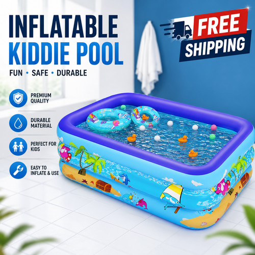 Inflatable family swimming - family,